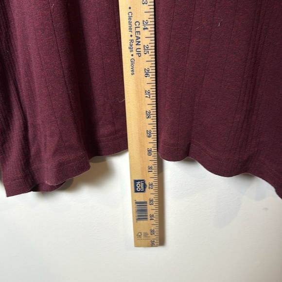 Van Heusen Studio Men’s Long Sleeve Men’s Maroon Turtleneck Sweater size XL - Picture 8 of 10
